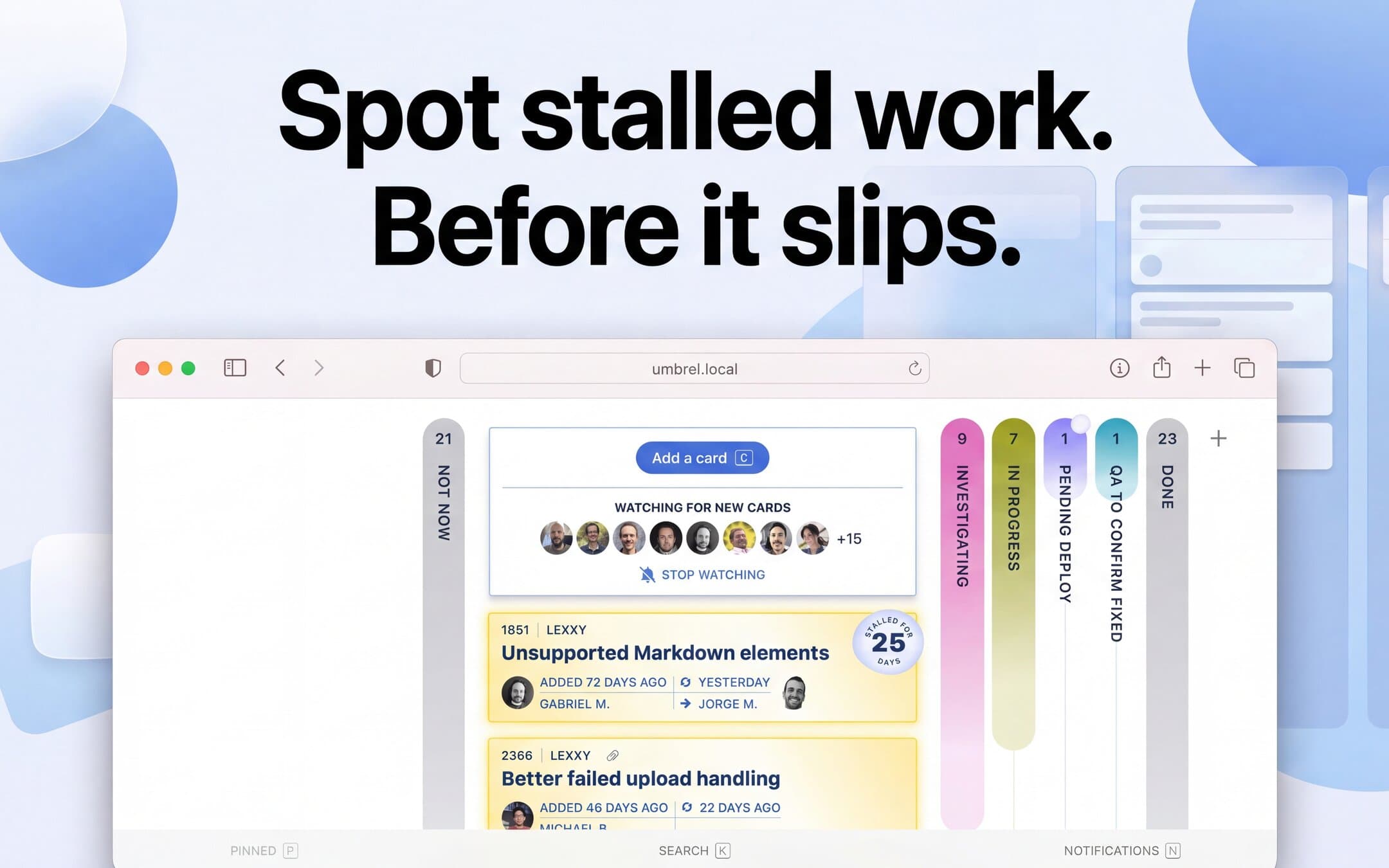Screenshot 2 of Fizzy app on Umbrel App Store