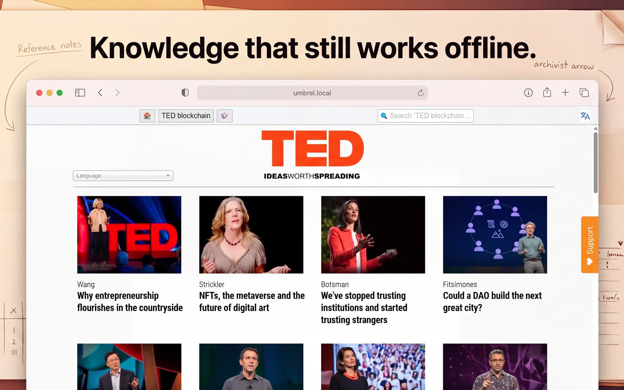 Screenshot 3 of Kiwix app on Umbrel App Store