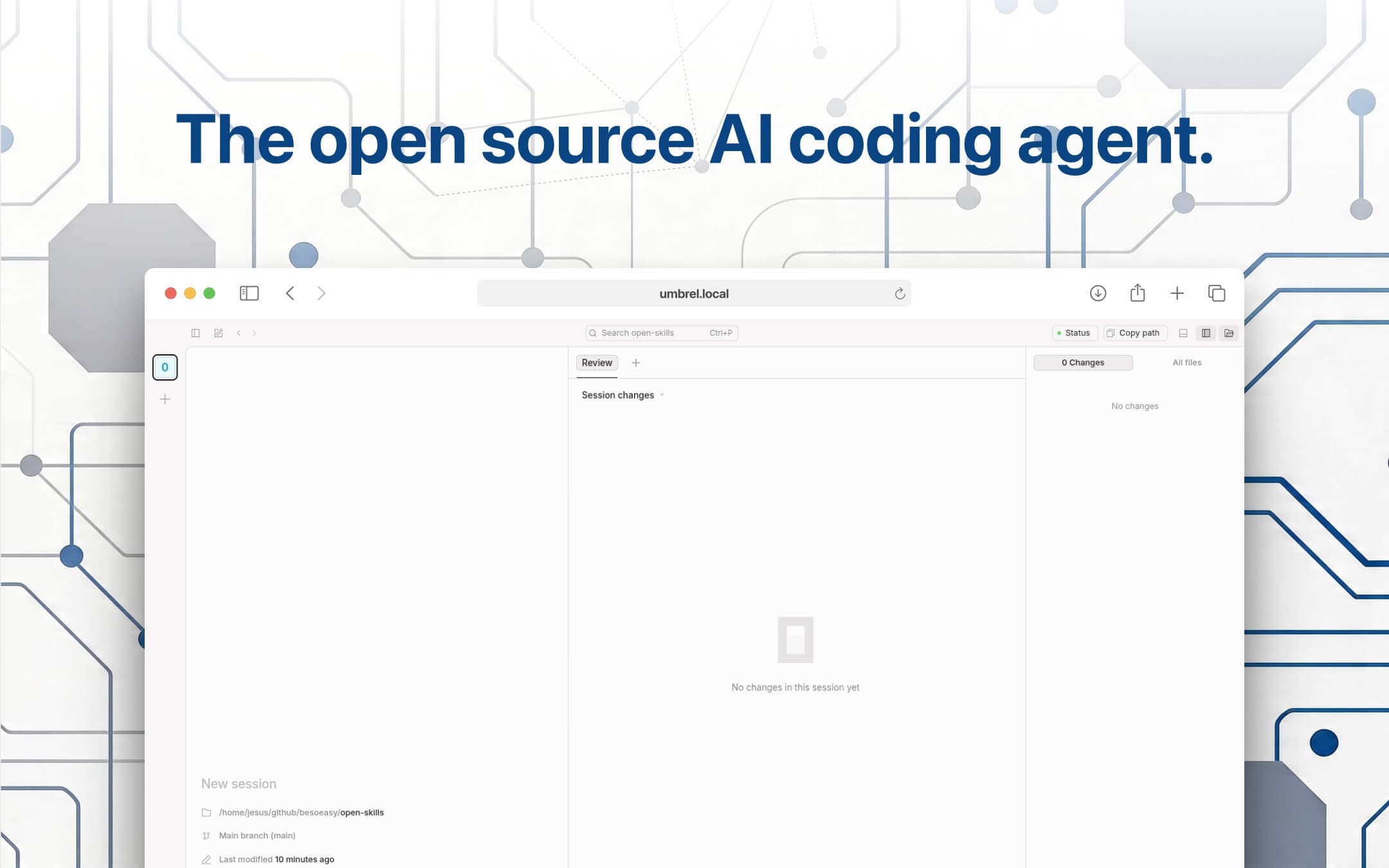 Screenshot 1 of OpenCode app on Umbrel App Store