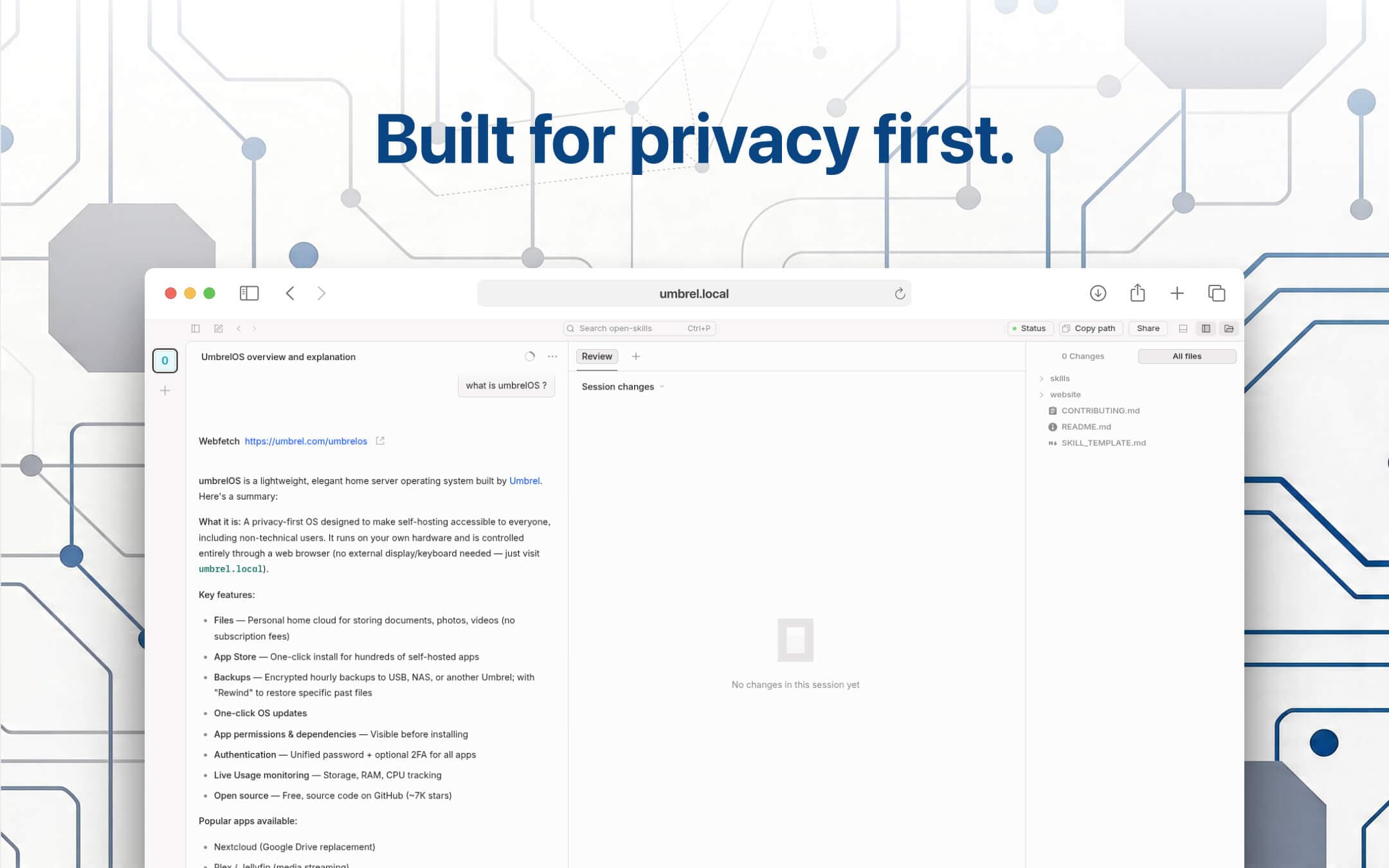 Screenshot 4 of OpenCode app on Umbrel App Store