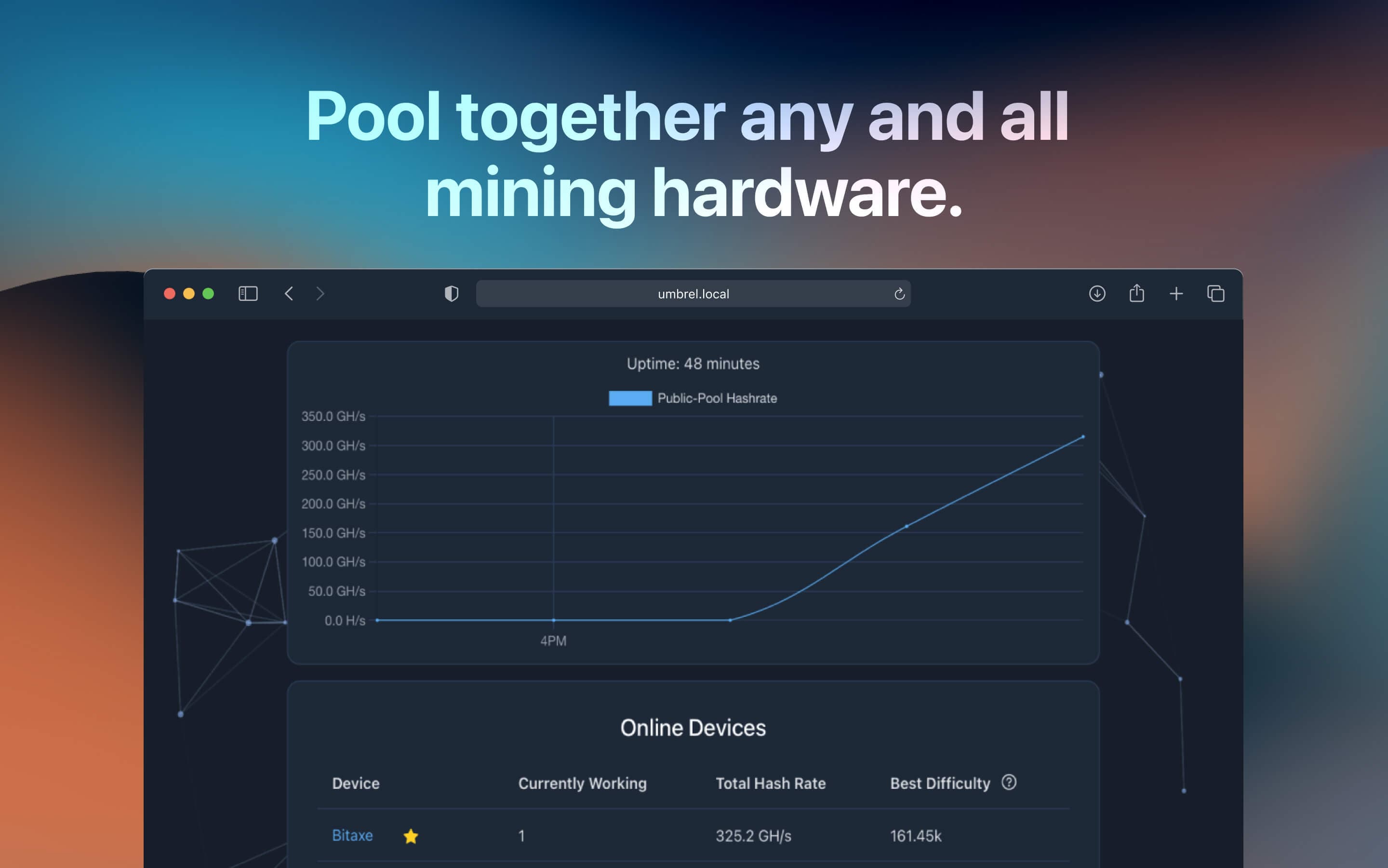 Screenshot 2 of Public Pool app on Umbrel App Store