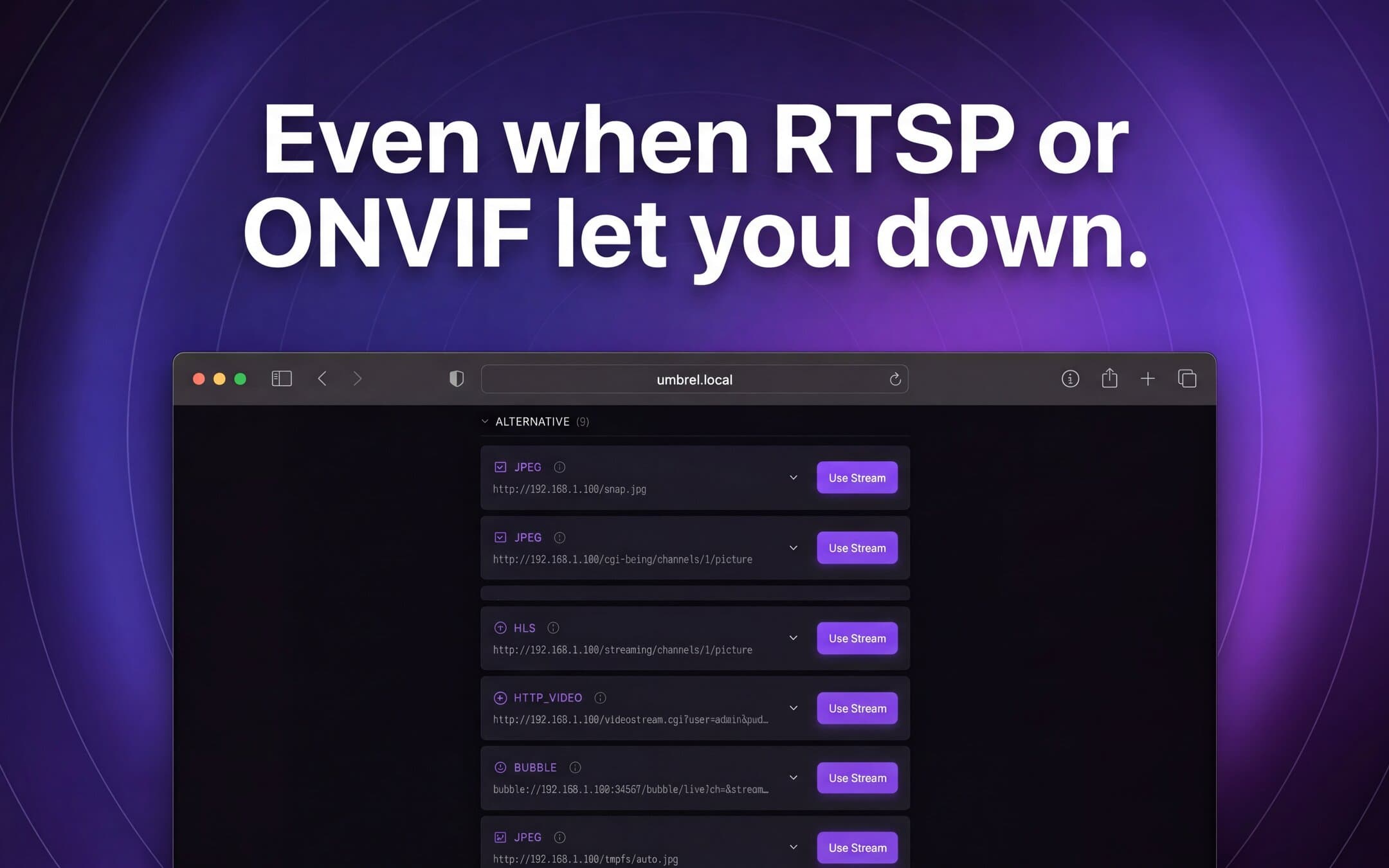 Screenshot 2 of Strix app on Umbrel App Store