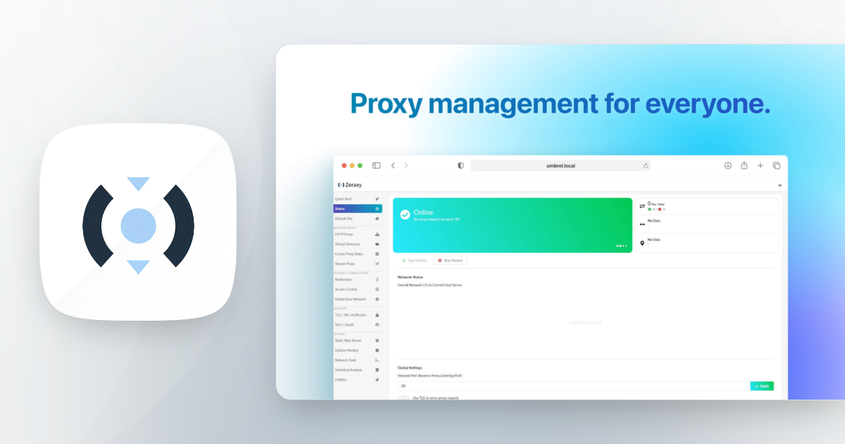 Zoraxy | Umbrel App Store